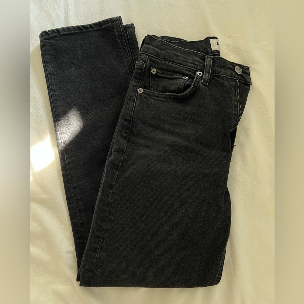 AGOLDE Wilder Jeans - black/grey